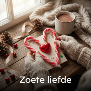 Zoete liefde, een kaartje met wat lekkers