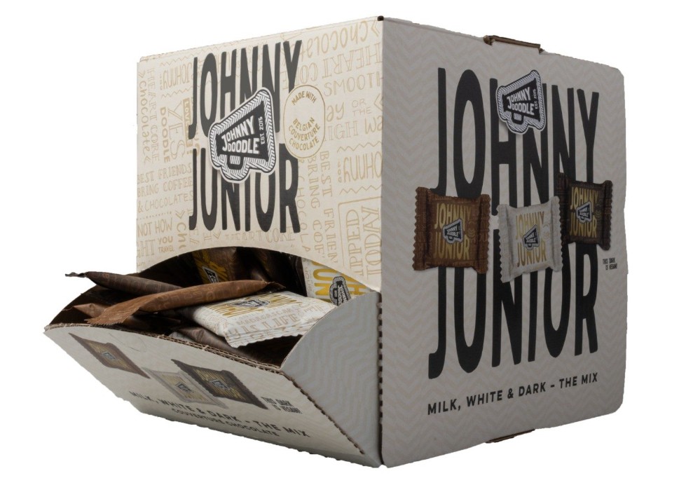 mini chocolade tabletjes Johnny Doodle