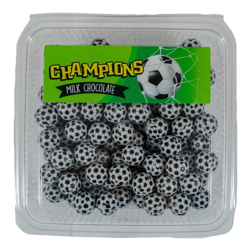 Chocolade voetballetjes
