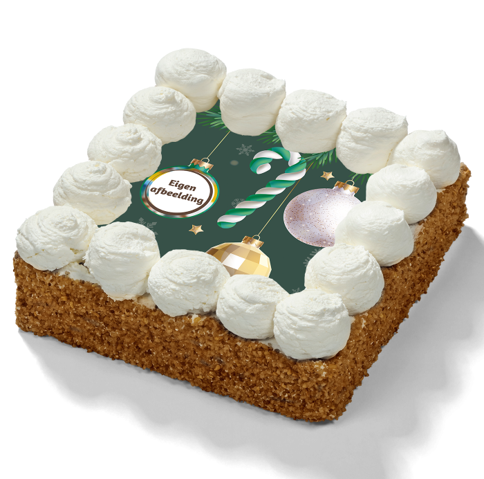 Slagroomtaart Kerst