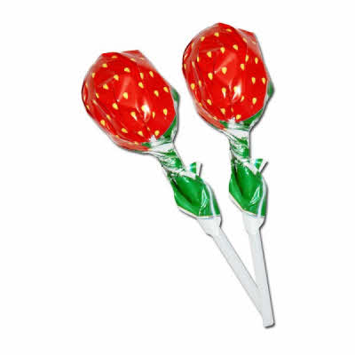 Cool Aardbei lolly