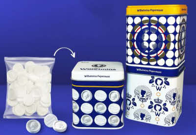 Wilhelmina pepermunt blikjes