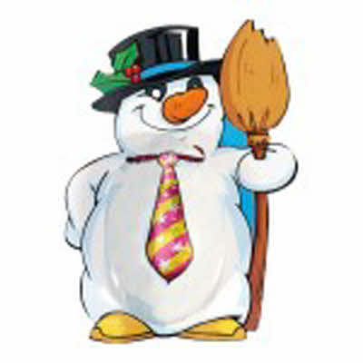 Sneeuwman chocolaatje