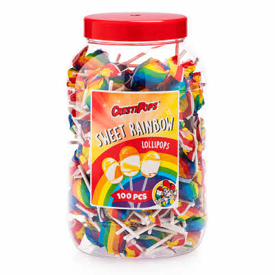 Regenboog lolly's